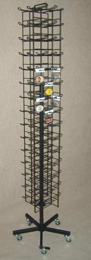 Stojak obrotowy 128 haków podwójnych