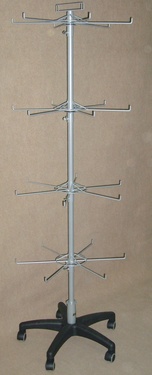 Stojak na torebki papierowe z uchwytem na reklamę