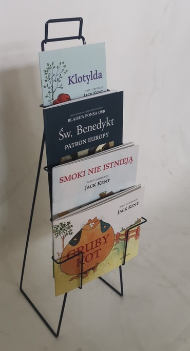 Stojak ladowy z kieszeniami, na książeczki