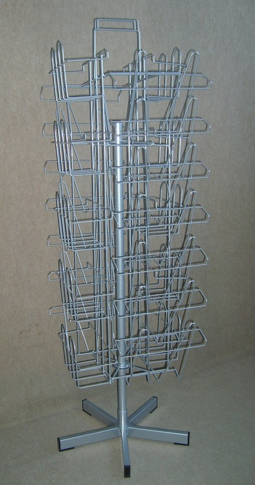 Broszurnik obrotowy z uchwytem na logo