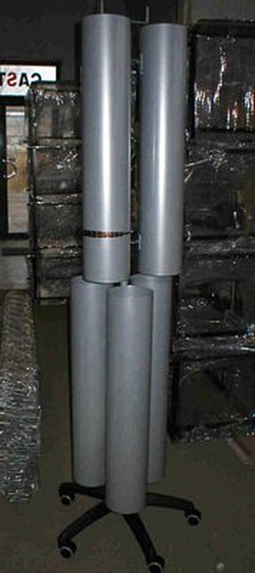 Stojak obrotowy na opaski