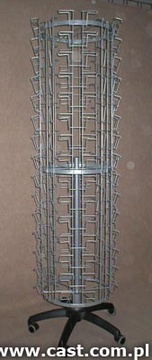 Stojak podłogowy obrotowy 104 kieszenie SPP104EX