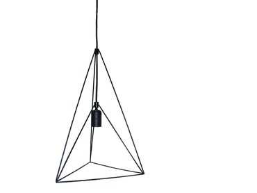 Minimalistyczny abażur z drutu