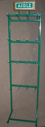 Stojak wzmocniony 16 haków pojedyńczych