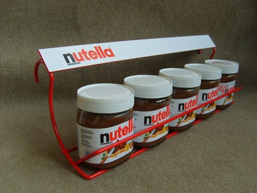 Wieszak na słoiki Nutella