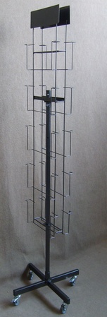 Stojak dwustronny z dużymi kieszeniami