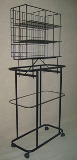 Stojak na duże i małe parasolki