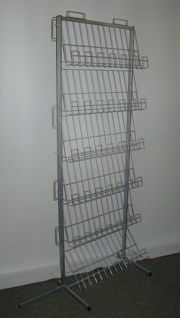 Regał na książki z uchwytem grafiki bocznej