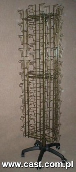 Stojak na pocztówki SPM - do szybkiego montażu - 111 kieszeni