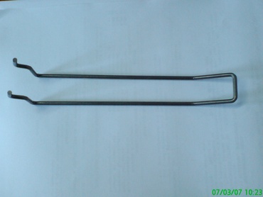 Hak do wpinania w blachę perforowaną