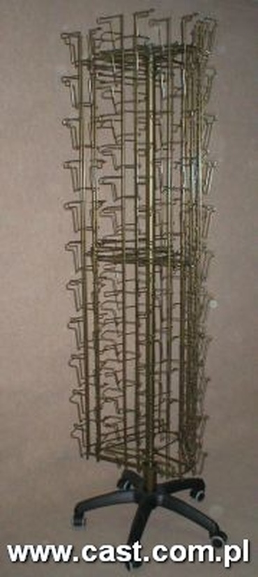 Stojak na pocztówki SPM - do szybkiego montażu - 111 kieszeni