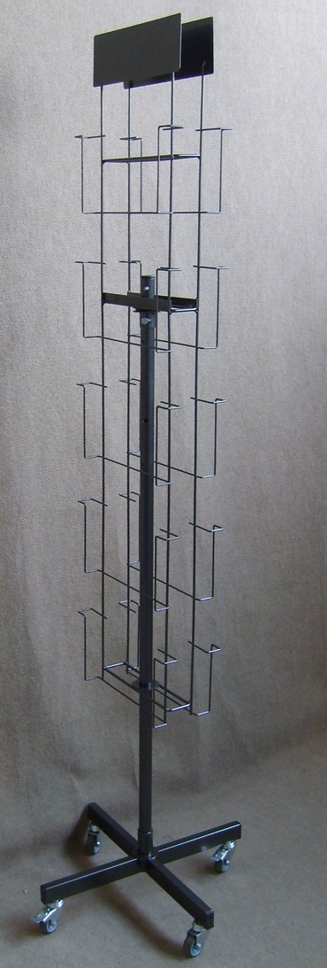 Stojak dwustronny z dużymi kieszeniami