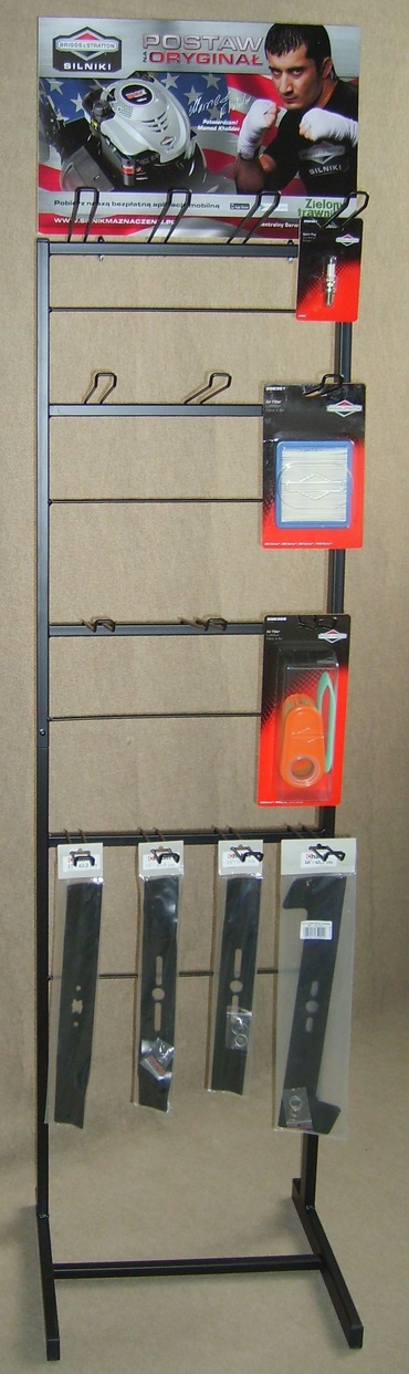 Stojak wzmocniony 14 haków podwójnych