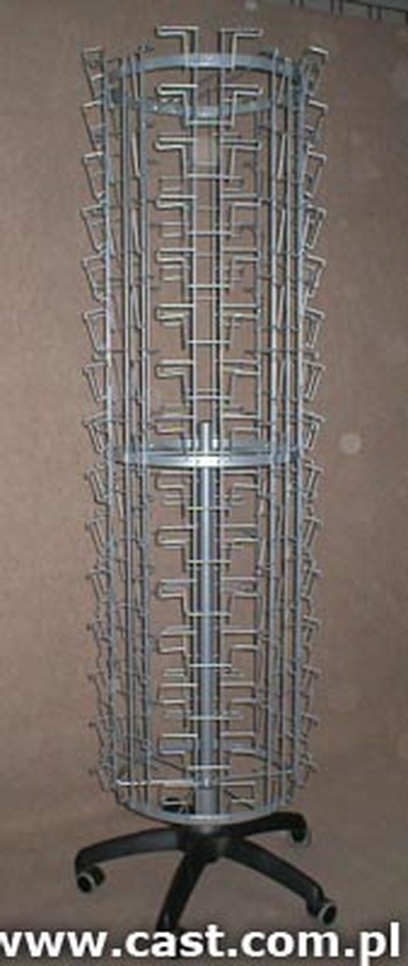 Stojak podłogowy obrotowy 104 kieszenie SPP104EX